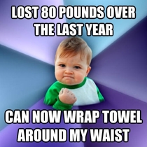 Probably the best part about losing weight
