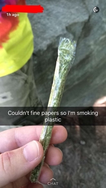Probably the last joint this guy will ever smoke