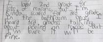 Problems of a second grader