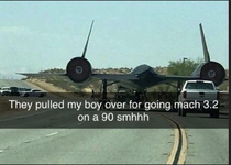Pulled my boy over
