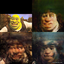 Putting Shrek through PortraitAI was a bad idea