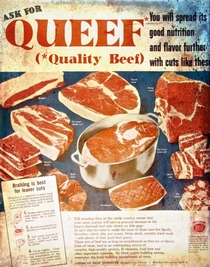 QUALITY BEEF vintage ad