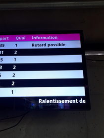 Quebec train stations are very accommodating