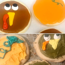 Quirky Cute Thanksgiving Cookies