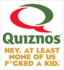 Quiznos new ad campaign