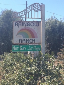 Rainbow Ranch Not gay just happy