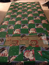 Ran out of wrapping paper
