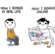 Real life vs Internet