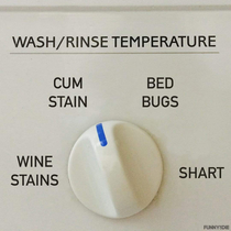 Real life washing machine settings