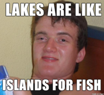 Realized this when I was walking beside a lake