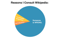 Reasons I consult Wikipedia