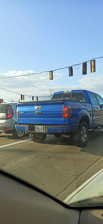 Red car spotted in the wild