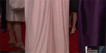 Red carpet cam gets called out