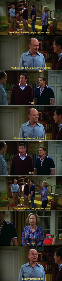 Red Forman meets a gay couple