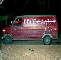 Reddit Candy van for helpless