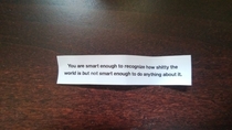 Reddit described from a fortune cookie