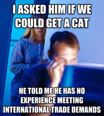 Redditors Wife on Getting a Cat