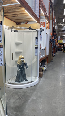 Relocating Home Depot Halloween decorations