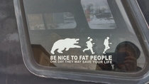 Remember Be nice to fat people