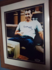 Remember Married With Children My dad has an autographed picture of Ed ONeill above his bar