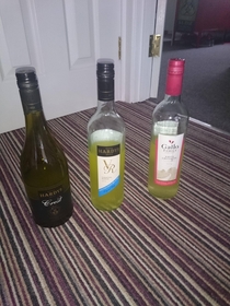 Replaced  year old daughters stash of wine with orange squash