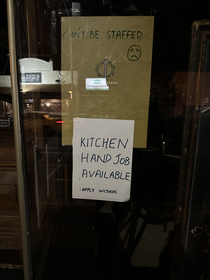 Restaurant window in Melbourne Australia