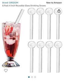 Reusable drinking straws eh