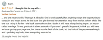 Review of a gratitude journal on Amazon