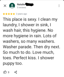 Review of a laundromat in my city