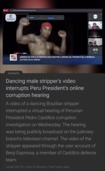 Ricardo Male stripper Milos Strikes Again