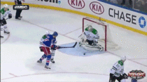 Rick Nash roofs it as hes falling down