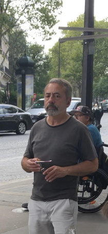 Robert Downey Sr spotted in Paris