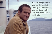 Robin Williams on Canada from his AMA