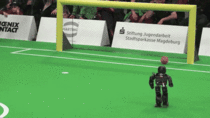 Robot Soccer Action Suspense Triumph