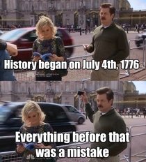 Ron Swanson is a true patriot