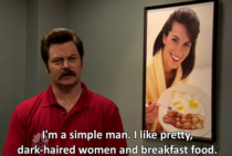 Ron Swanson is the man