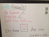 Roommate sets his goals pretty low x-post rfunnyandsad