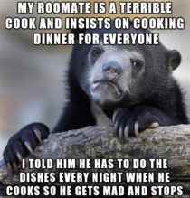 Roommate struggle indeed