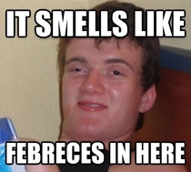 Roommate was trying to describe the poop and air freshener combination in the bathroom