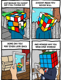 Rubix cube comic