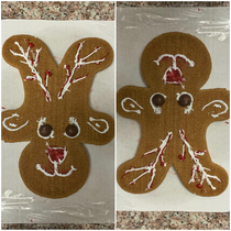 Rudolph or Sad Tittied Gingerbread Man