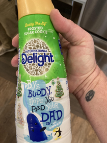 Sad title for coffee creamer