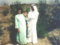 Saddam Hussein flirting with his cousin and future wife s