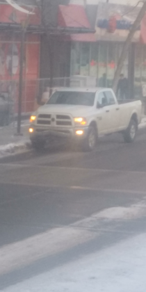 Saddest looking truck Ive ever seen Lookit that frown 