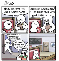 Salat for the chef