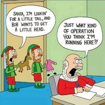 Santa is getting pretty frustrated