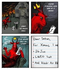 Satan needs love too