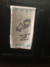 Saucy new hand towel