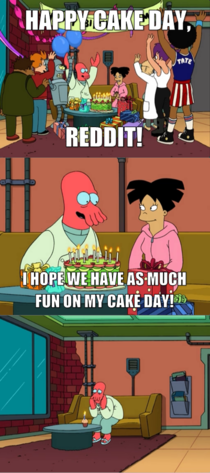 Saved this because I knew it was how my cakeday would go and now its here