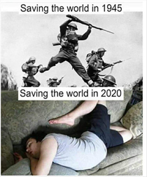 Saving the world in  vs saving the world 